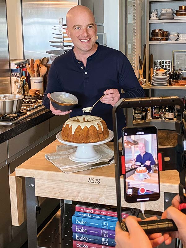 Brian Hart Hoffman filming an IGTV series