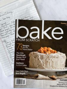 First issue and outline of Bake from Scratch