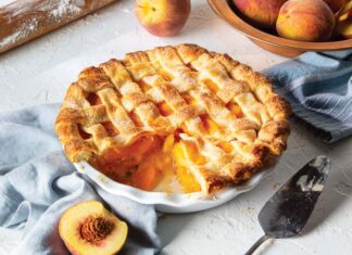 Lattice Peach Pie Lattice Peach Pie