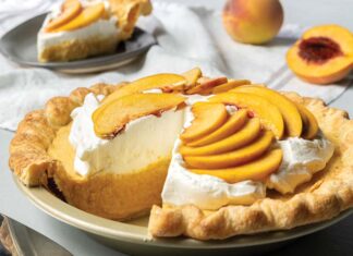 Peaches and Cream Pie Peaches and Cream Pie