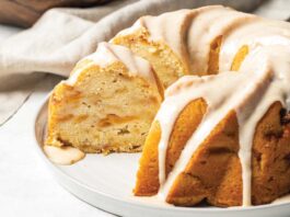 Roasted Peach Bundt Cake Roasted Peach Bundt Cake