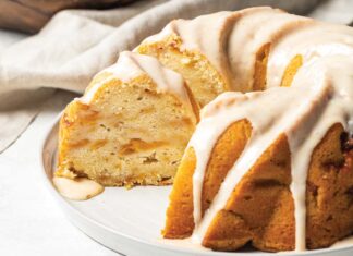 Roasted Peach Bundt Cake Roasted Peach Bundt Cake