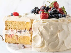 Berry and Mascarpone Chantilly Layer Cake