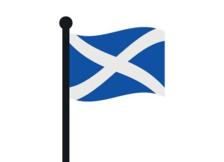 Scottish Dictionary Scotland Flag