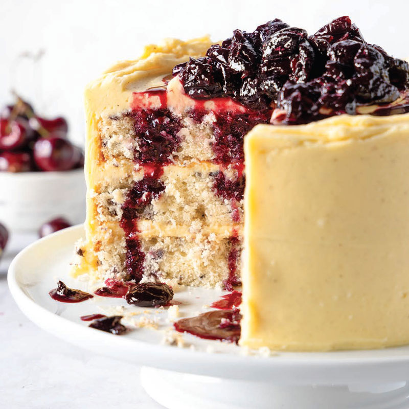 Cherry Chip Cake