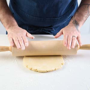 Rolling out dough