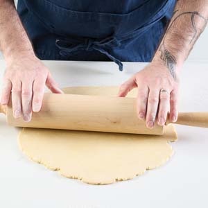 Rolling out dough