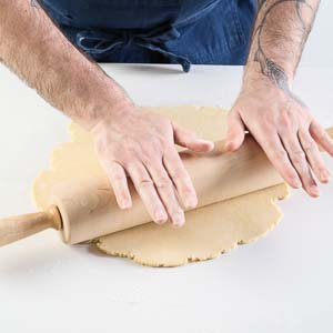 Rolling out dough