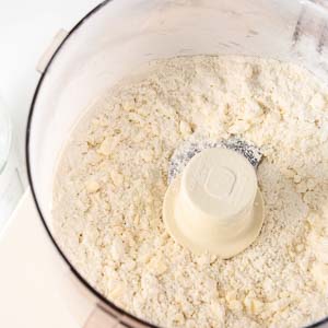 Dough in food processor