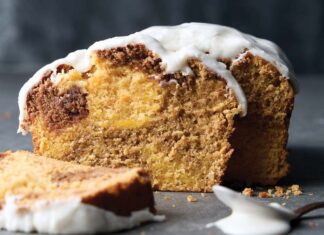 Marbled Sweet Potato-Chocolate Loaf Cake Marbled Sweet Potato-Chocolate Loaf Cake