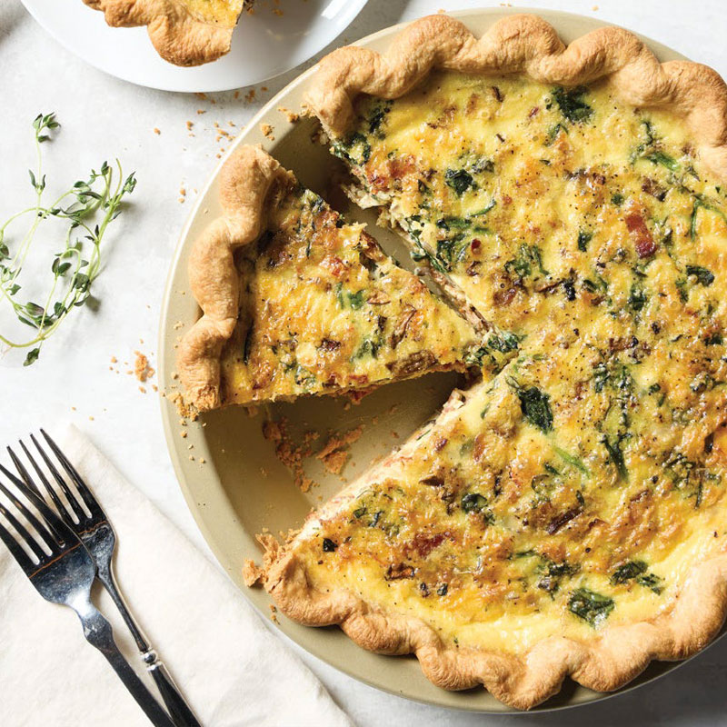 Sliced Quiche