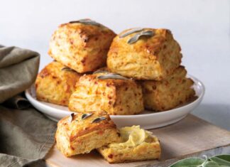 Apple-Cheddar-Sage Biscuits Apple-Cheddar-Sage Biscuits