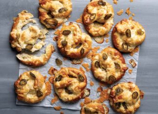 Candied Jalapeño-Cheddar-Stuffed Pretzels Candied Jalapeño-Cheddar-Stuffed Pretzels