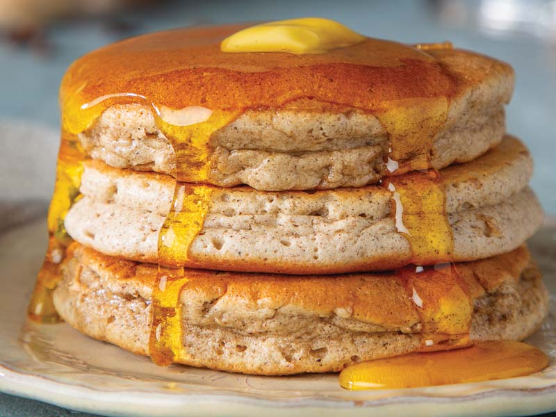 Pumpkin Spice Souffle Pancakes