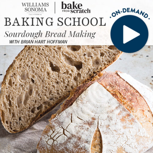 Sourdough bread making baking school
