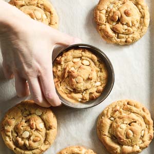 Swirling cookies