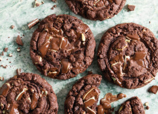 Chocolate Mint Chip Cookies Chocolate Mint Chip Cookies