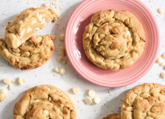 White Chocolate Macadamia Nut Cookies White Chocolate Macadamia Nut Cookies
