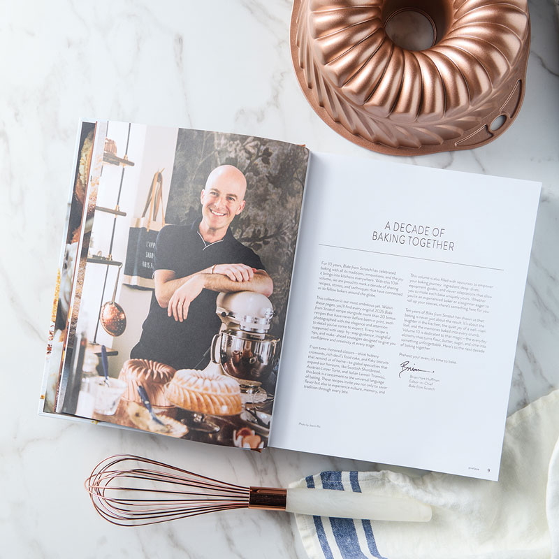 Bake from Scratch Volume Ten with whisk and bundt pan