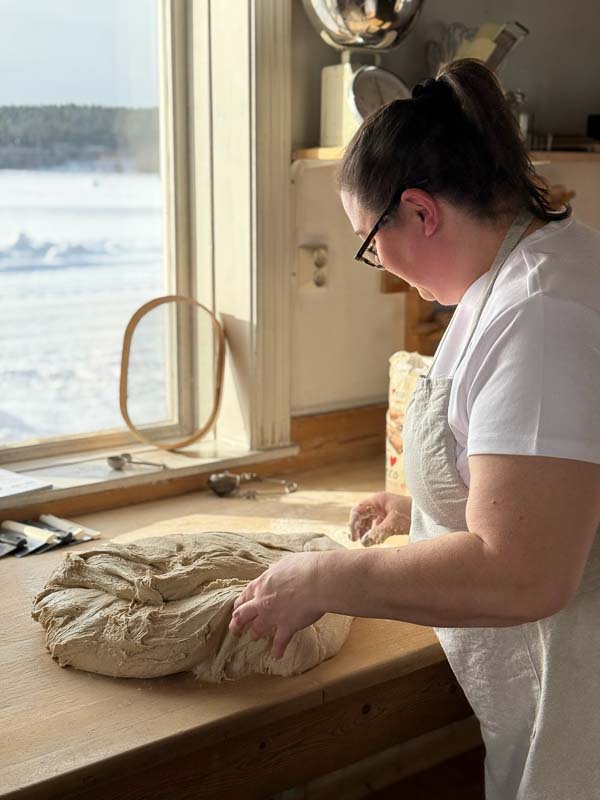 Franny shaping dough