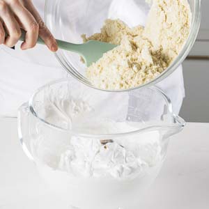 adding flour