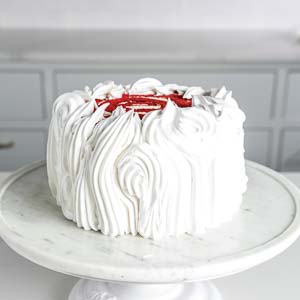 Frosted cake