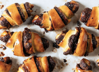 Yeasted Chocolate Rugelach Yeasted Chocolate Rugelach