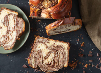 Marble Milk Bread Marbled Milk Bread