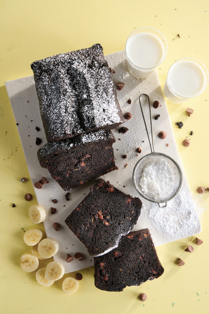 Black Cocoa Banana Bread