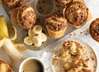 Banana Bread Coffee Cake Muffins Banana Bread Coffee Cake Muffins