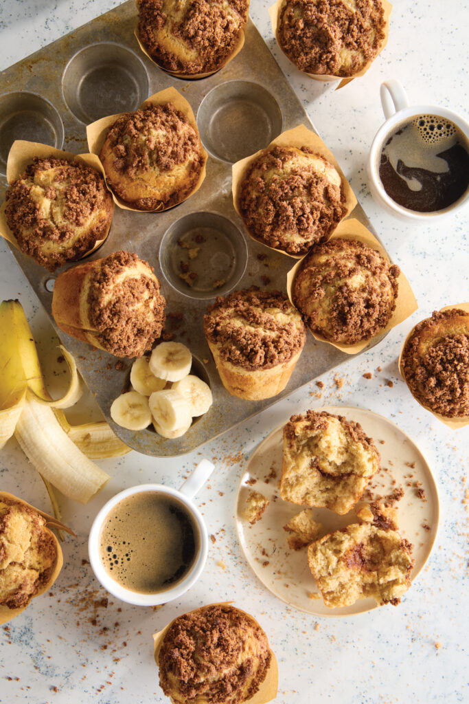 Banana Bread Coffee Cake Muffins