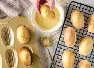Orange Blossom Buttermilk Madeleines madeleines