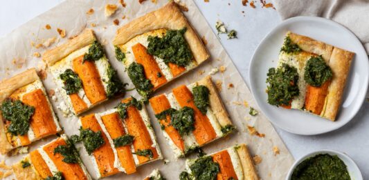 Roasted Carrot Galette
