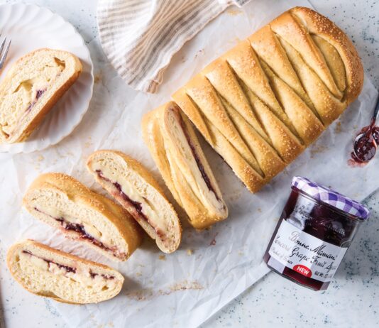 Concord Grape Danish Braid