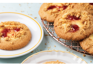 Strawberry Cheesecake Cookies