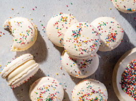 Birthday Cake Macarons Birthday Cake Macarons