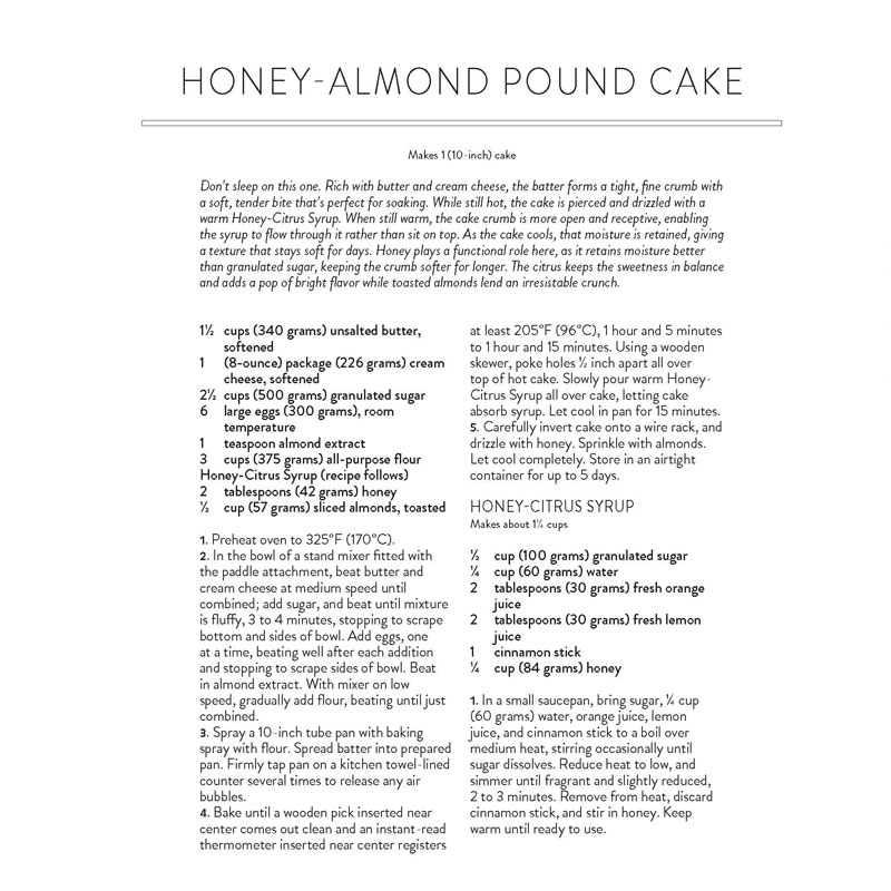 Pound cake recipe