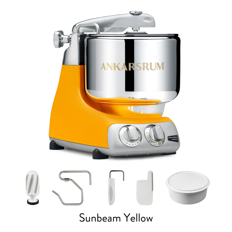 AnkasrumMixer-Sunbeam Yellow - Bake from Scratch ankarsrum mixer sunbeam yellow