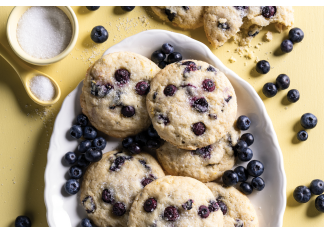 Blueberry-Lemon Cookies Blueberry Cookies