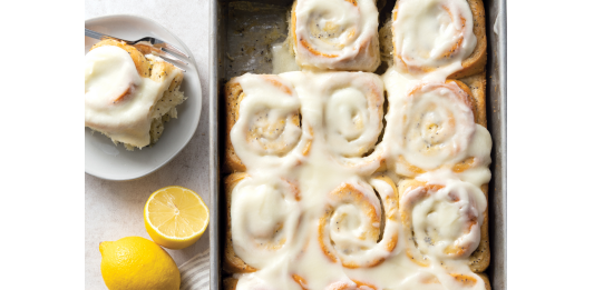 Lemon-Poppy Seed Sweet Rolls lemon sweet rolls