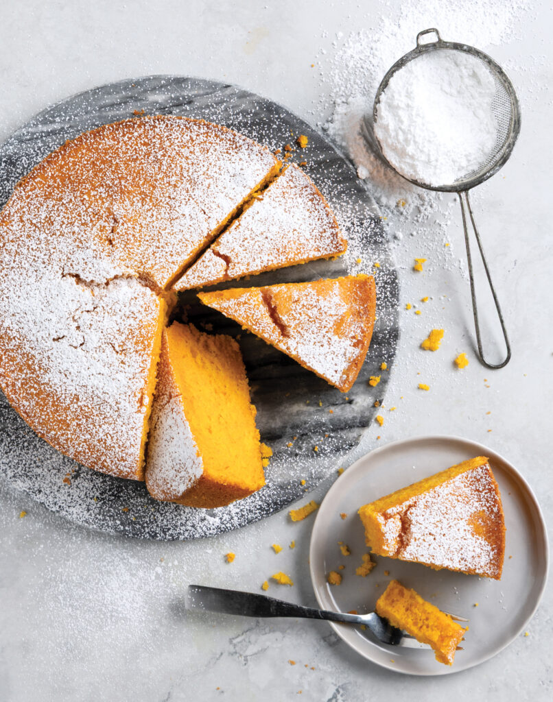 Carrot and Orange Blossom Cake