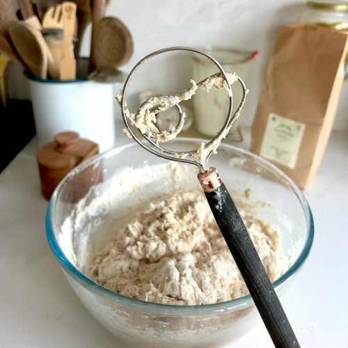 floaty goat dough whisk