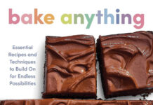 Baking Fearlessly with Erin Jeanne McDowell: Bake Anything Book cover for Bake Anything by Erin Jeanne McDowell, featuring chocolate brownies and a pastel-colored title